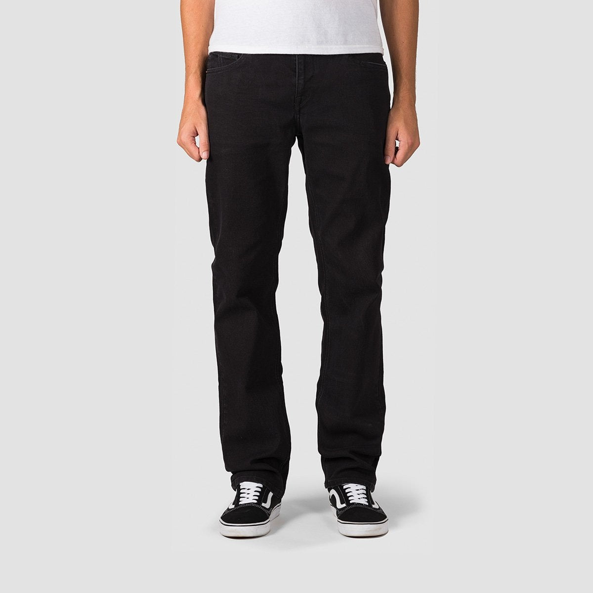 Volcom Solver Modern Fit Jeans Blackout - Clothing
