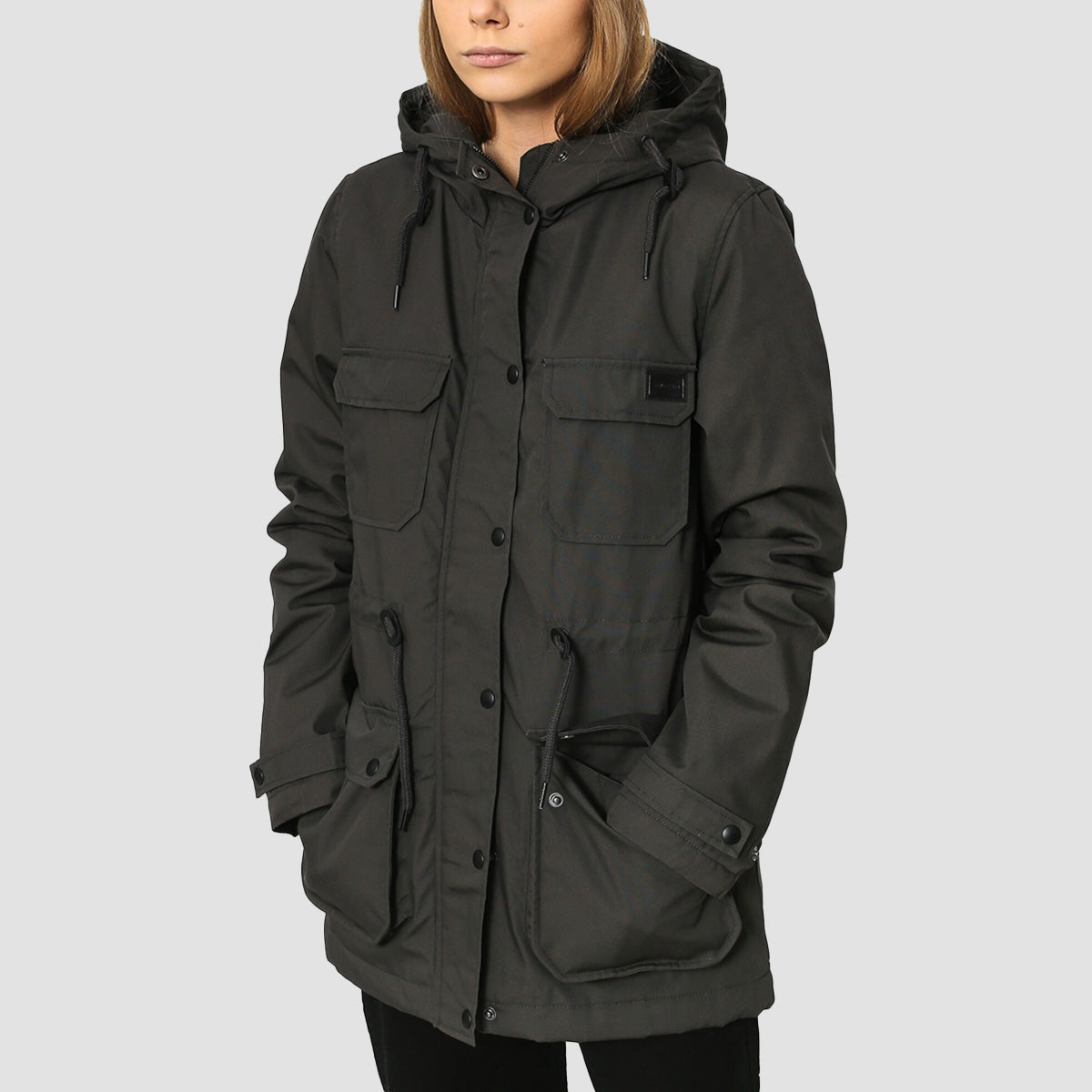 Volcom Venson Jacket Dark Grey - Womens