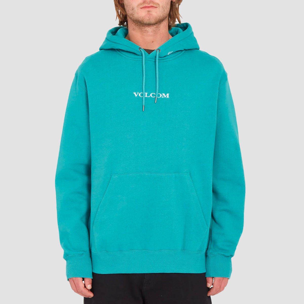 Volcom Stone Pullover Hoodie Temple Teal