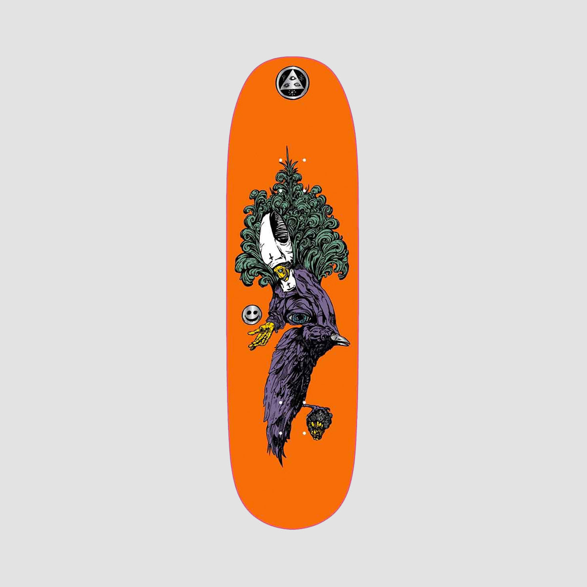 Welcome Tonight I'm Yours On Baculus 2.0 Skateboard Deck Orange - 9